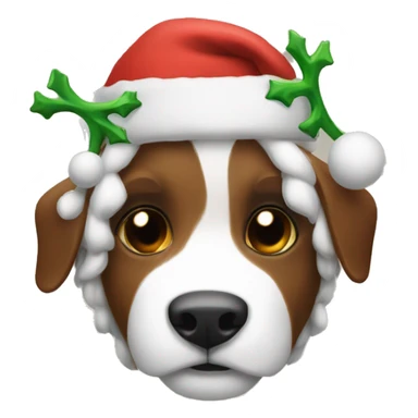 christmas dálmata sticker