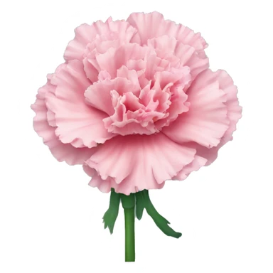 carnation flower sticker