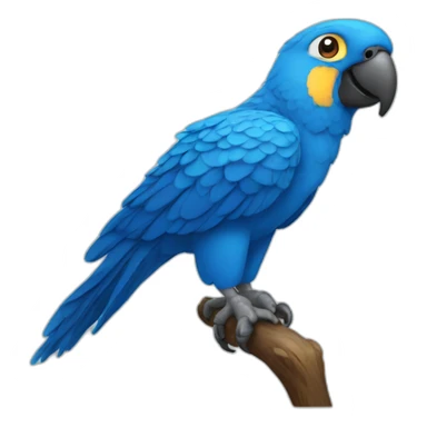 Blue Parrot sticker