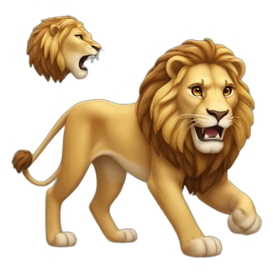 LION+SCORPIO sticker