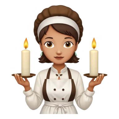 Candle Maker woman  sticker