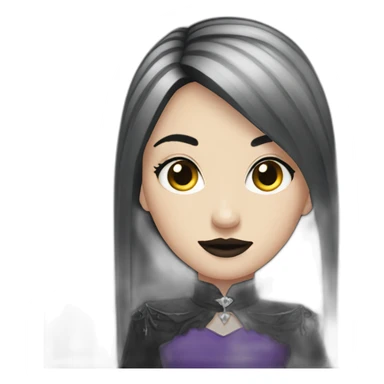 goth princess sticker