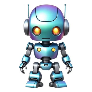 Iridescent medabot sticker