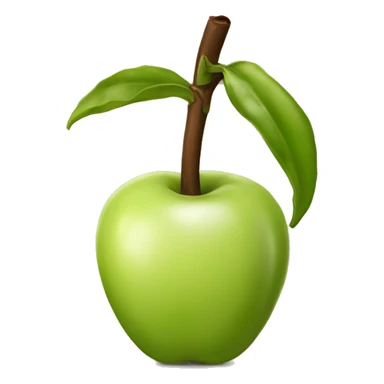 vanilla bean with apple sticker
