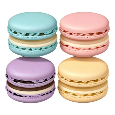 Three Macarons  sticker
