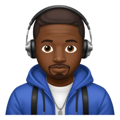 Stevie J, Record Producer (b.1973) with dark brown hair sticker