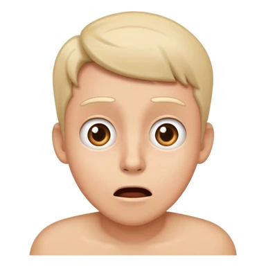 person accidentally interrupting a conversation, surprised expression sticker