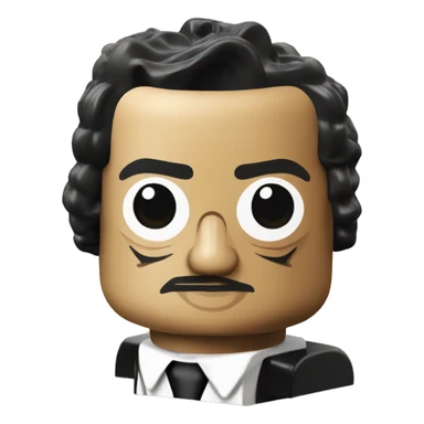 salvador dali lego full body sticker