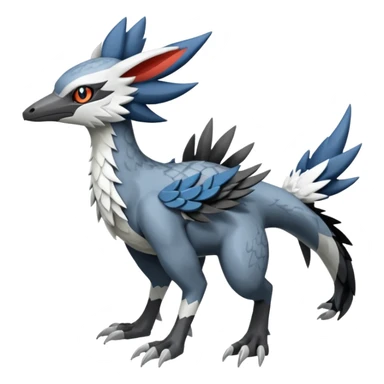 Fionbri-Vernid-Trico-Nargacuga-Silvally-fusion, full body sticker