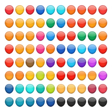 Color palette sticker