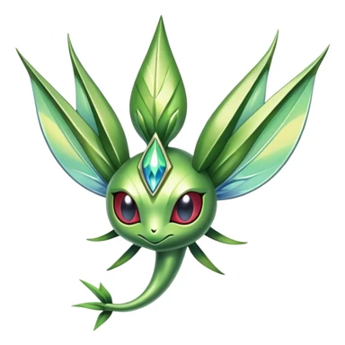 Shiny Exotic Bayleaf-Celebi-Scizor-Hybrid-Creature sticker