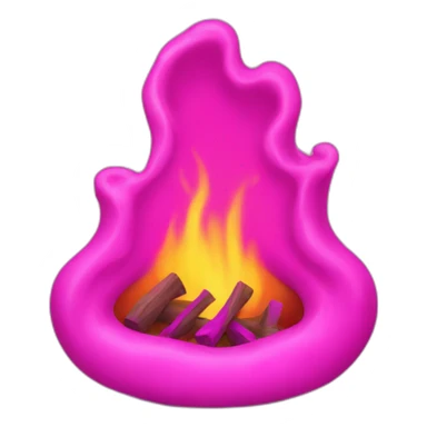 fucsia hearth sticker