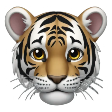 all BLACK Tiger sticker