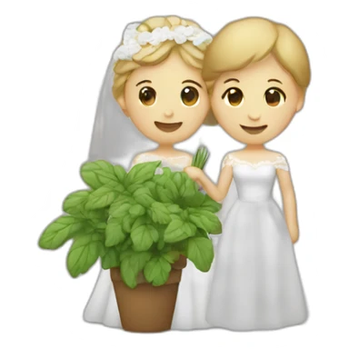 Weeding sticker