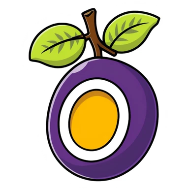 passion fruit sticker