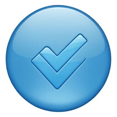 Centang biru tiktok sticker