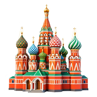 St. Basil's Cathedral Little sticker