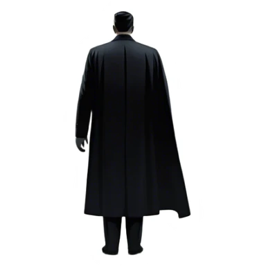 A dramatic, large collage featuring sinister villains and Alfred Hitchcock's silhouette. In the background, Gotham's gloomy cityscape with dim lighting. A flock of black birds flies ominously overhead. The atmosphere is tense, suspenseful, and mysterious. Transparent background. sticker