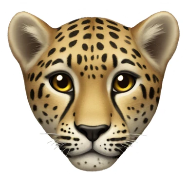 corazon leopardo sticker