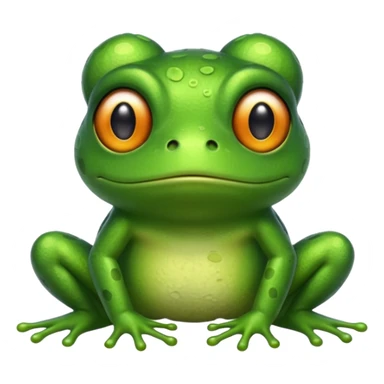 Sad frog  sticker