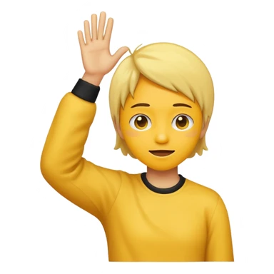 make a person dabbing emoji sticker