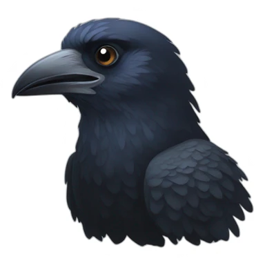 Un corbeau galaxie sticker