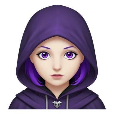 dc raven hooded sticker