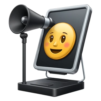 voice prompter sticker