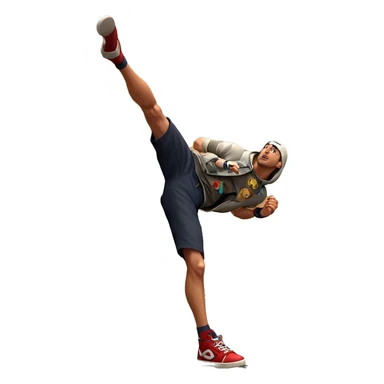 boy standing in alleyway sticker