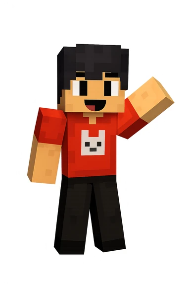 Extract the character from the background, including the clothes and accessories they are wearing, and place on a transparent background. Keep the original style and appearance exactly the same. sticker