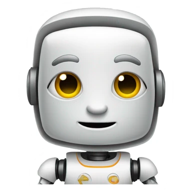 cute finance robot sticker