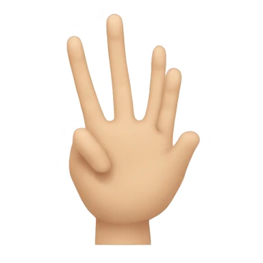 Mano con dedo medio extendido sticker