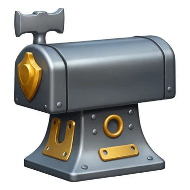 create realistic anvil sticker