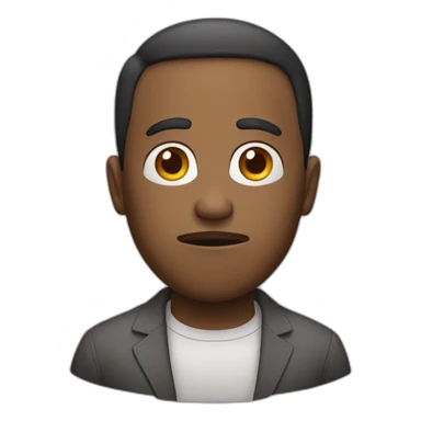 Inattentive person sticker