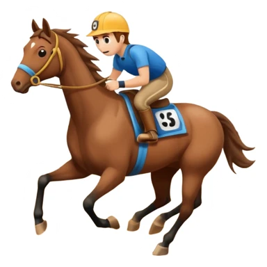 dirt Race track horse trace sticker
