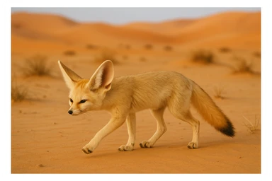 Fennec fox sticker