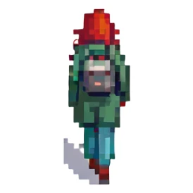 woman walking sticker