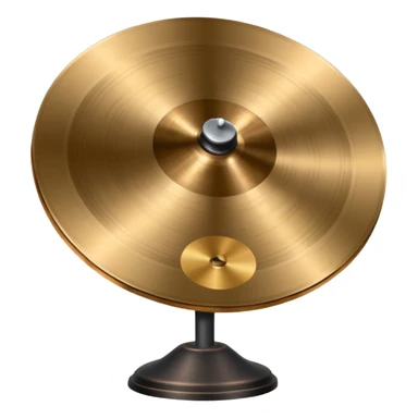 crash cymbal on stand sticker