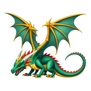 Fourth wing dagger tail dragon sticker