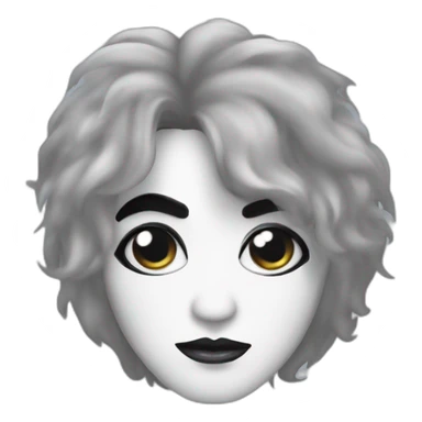 Paul Stanley of The band kiss in makeup sticker