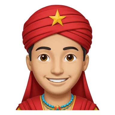 Emoji morrocan amazigh sticker