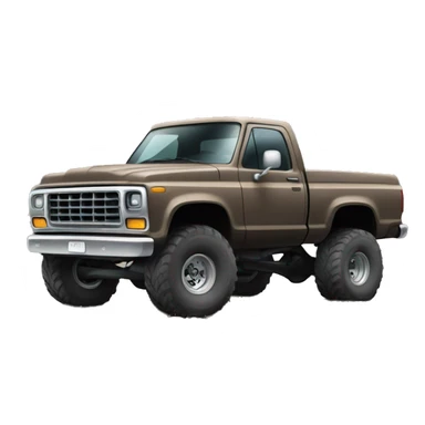 Lifted mud truck sticker