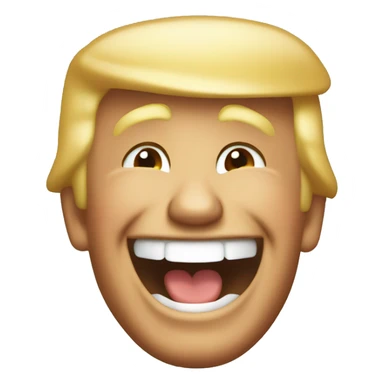 donald trump laughing sticker