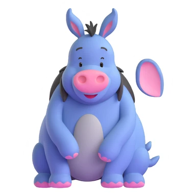 Eeyore from Winnie the Pooh sticker