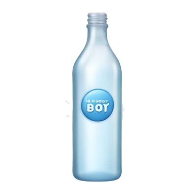 A bottle of baby oil. A oil for baby’s skin sticker