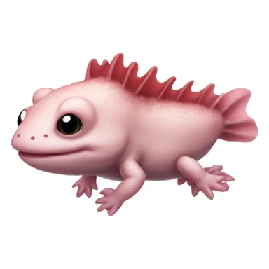 An axolotl sticker