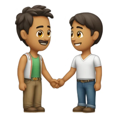 Pareja enamorados sticker