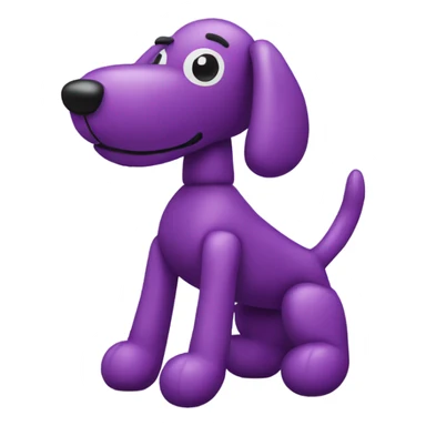 Simple balloon dog sticker