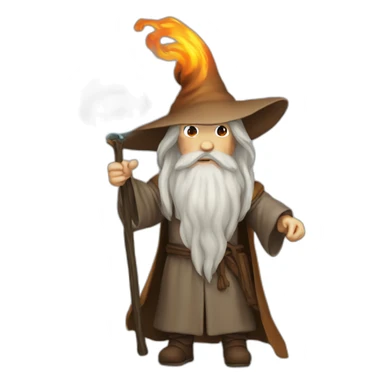 gandalf-fire-ball sticker
