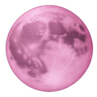 Pink moon  sticker